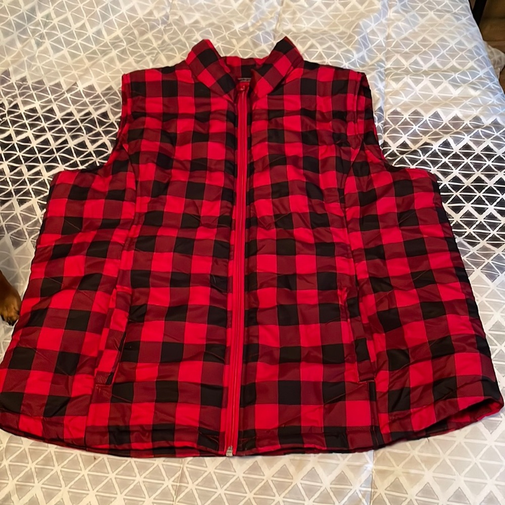Plaid vest